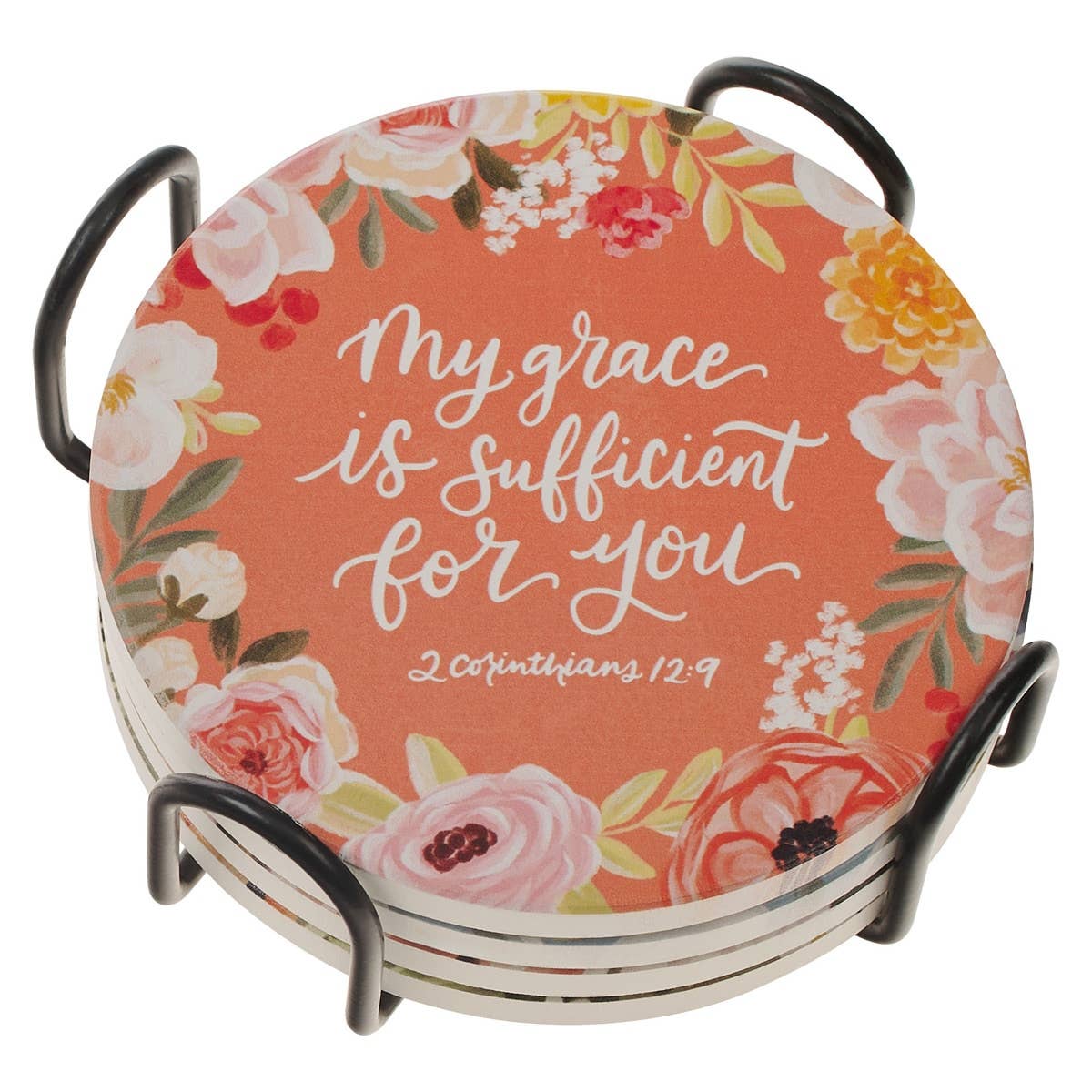 Coaster Set 4 pc Loveall Assorted