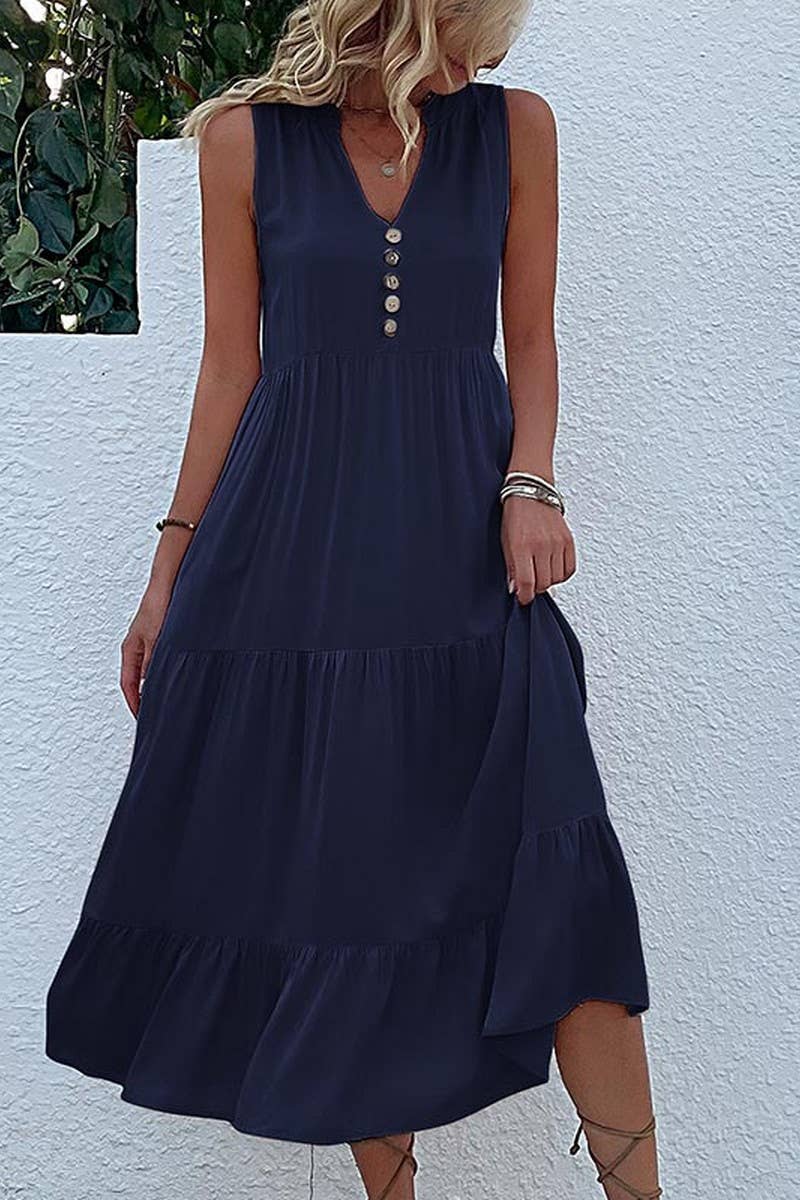 Sleeveless loose Casual Dress