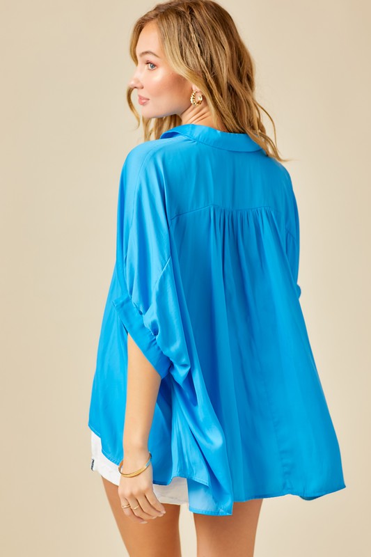 Simple Elegance Oversized Top - Debs on 5th