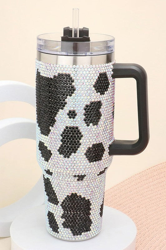 40oz Stainless Steel Animal Tumbler with Handle - Debs on 5th