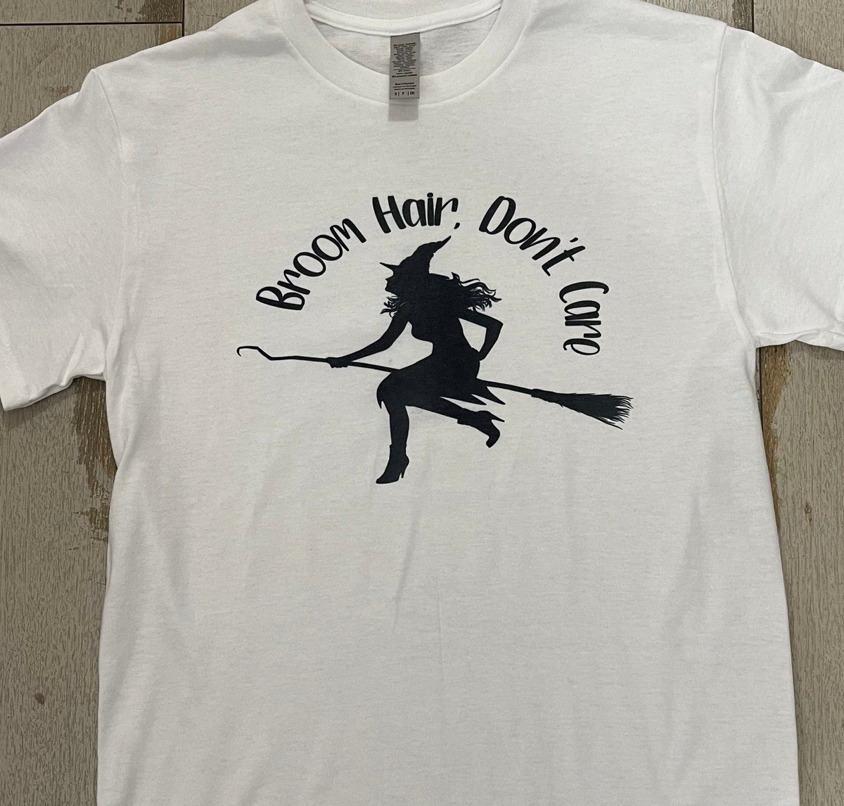 Broom Hair Don't Care Graphic Tee - Debs on 5th