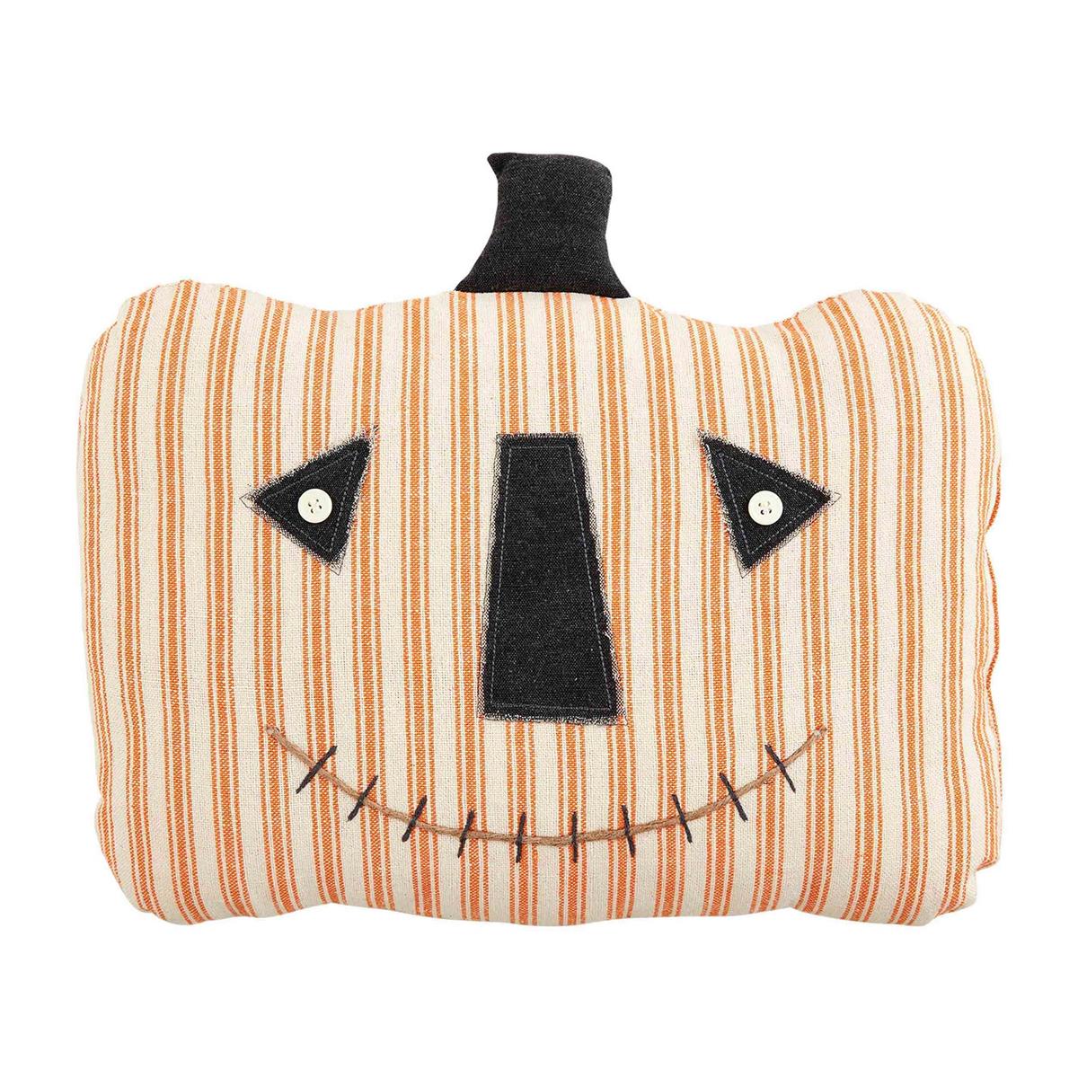 Button Jack-O-Lantern Pillows - Debs on 5th