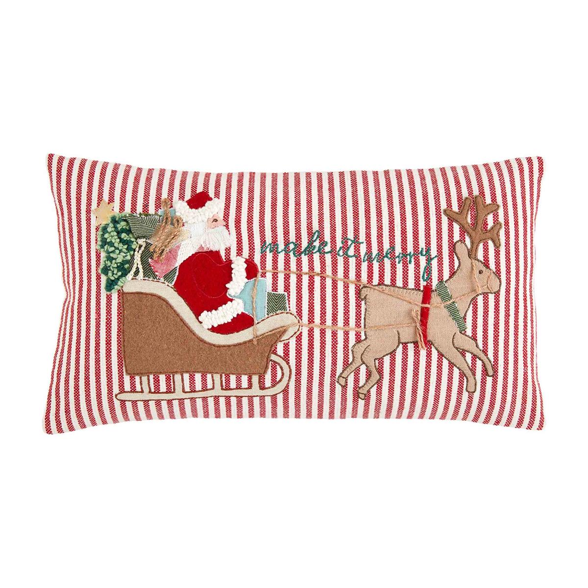 Make It Merry Sleigh Pillow - Debs on 5th