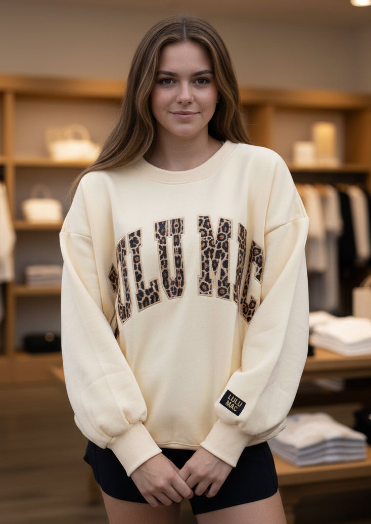 Lulu Mac Butter Leopard Sweatshirt