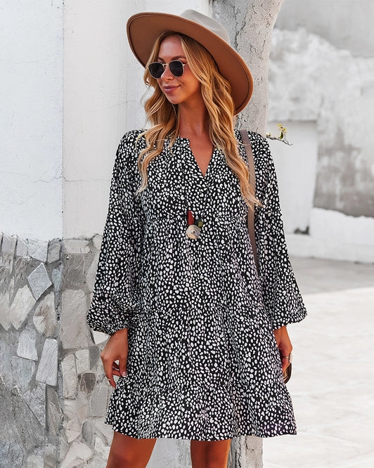 Uptown Girl Printed Dress - Debs on 5th