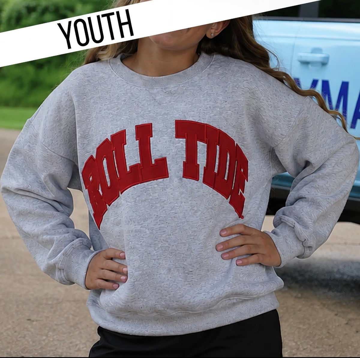 Youth Lulu Mac Roll Tide Sweatshirt