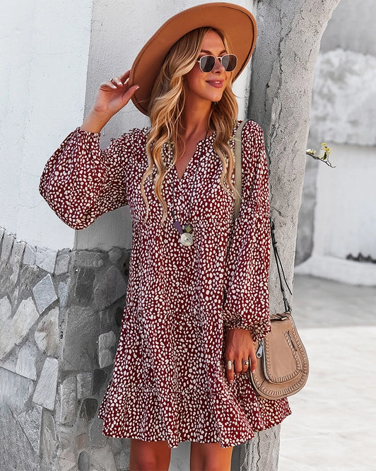 Uptown Girl Printed Dress - Debs on 5th