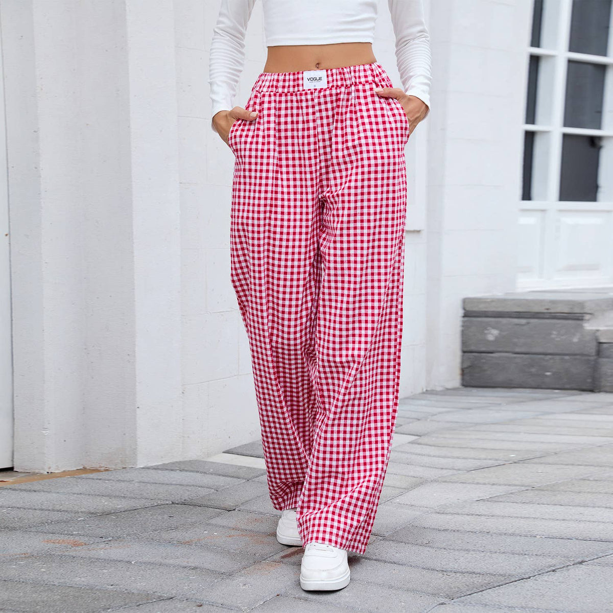 Cotton Casual Loose Trousers