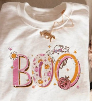 Boo Graphic Tee - Debs on 5th