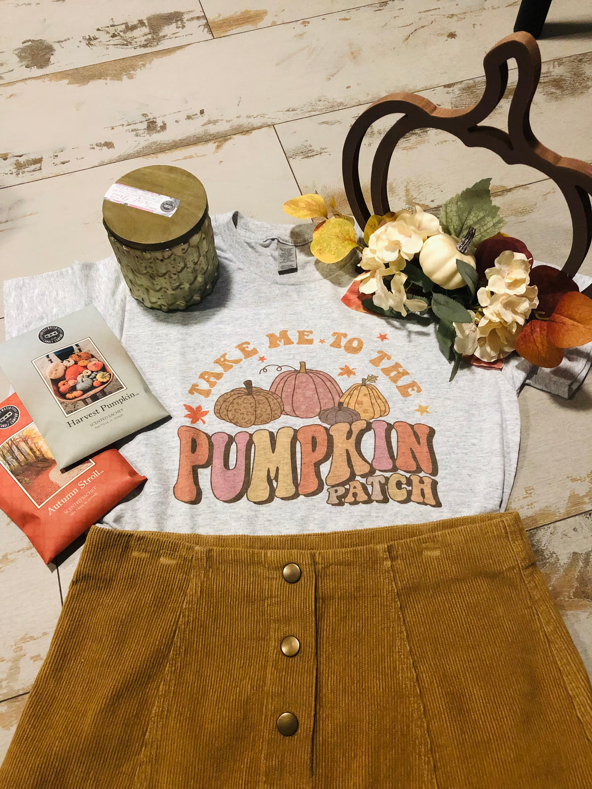 Take Me To The Pumpkin Patch Tee Shirt - Debs on 5th