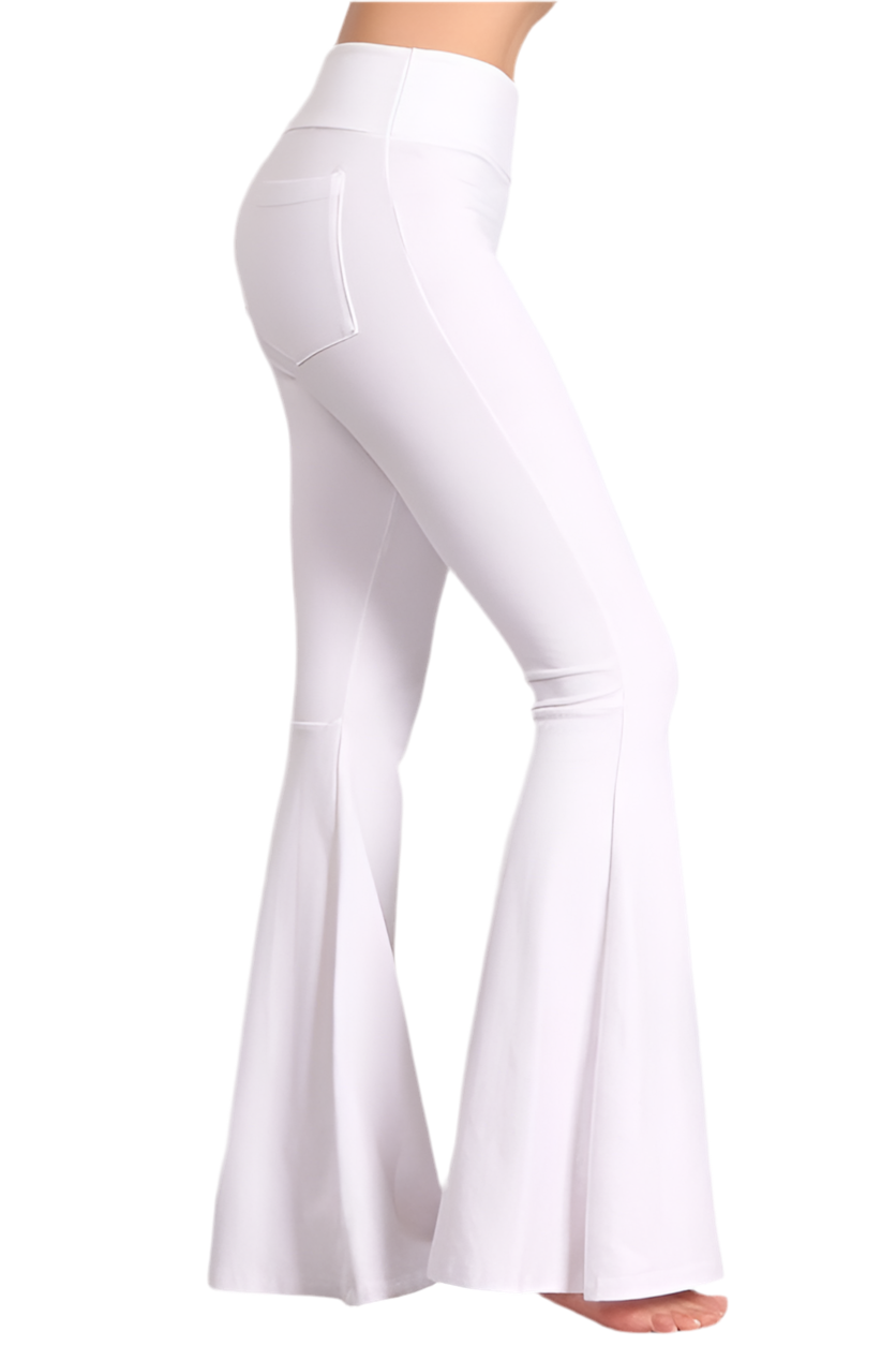 Mineral Washed Pants with Back Pockets