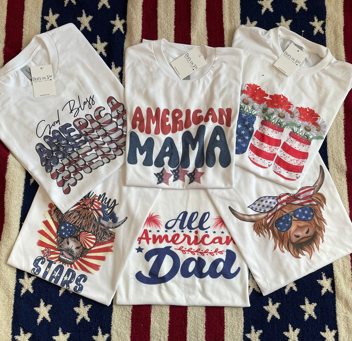 All American Dad Graphic Tee - Debs on 5th