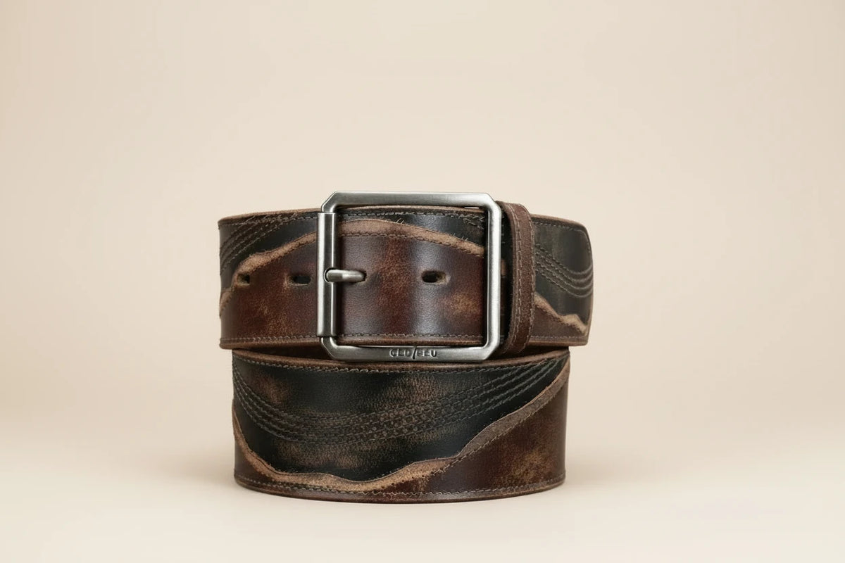 Riven Leather Belt