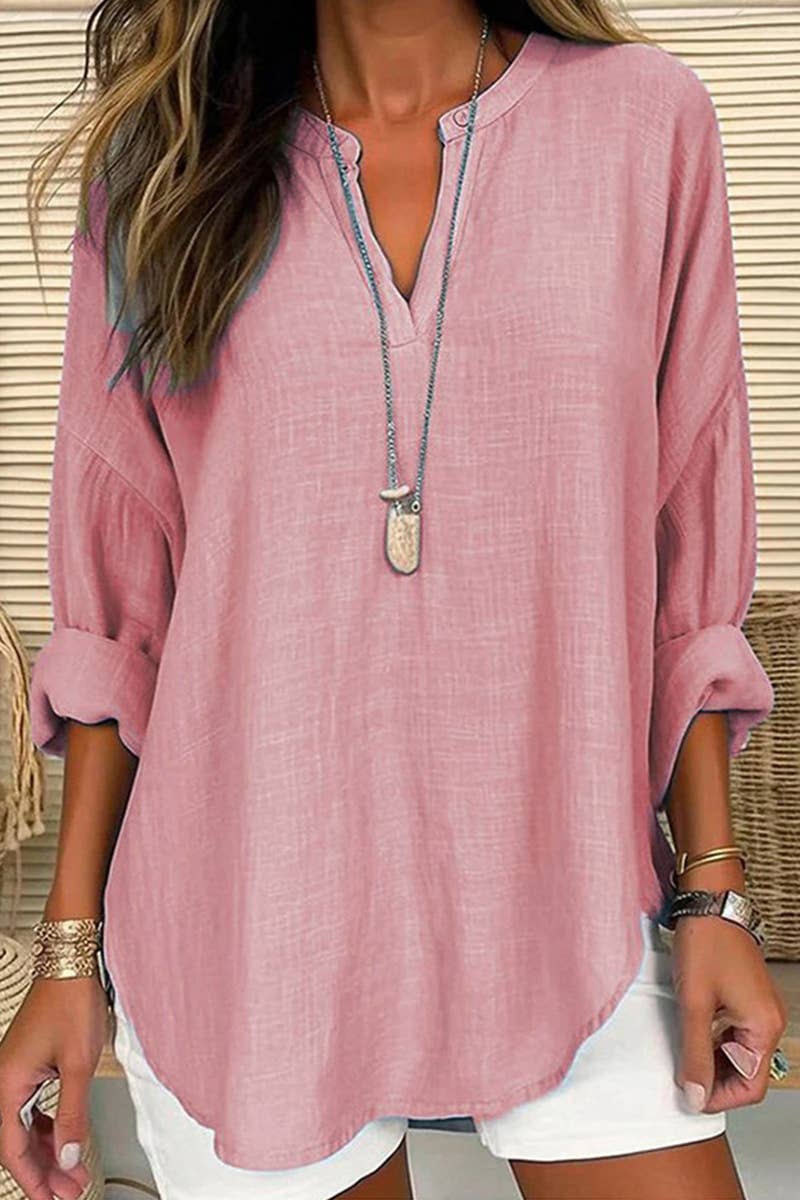 Breathable Linen Top