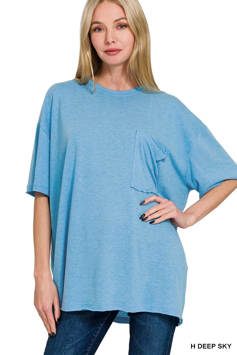 Tri Blend Oversized Boyfriend Tee