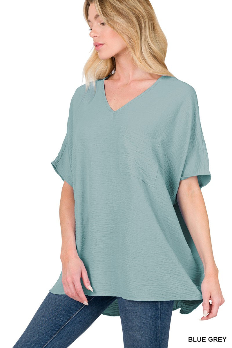 Airflow Dolman Top w/Pocket