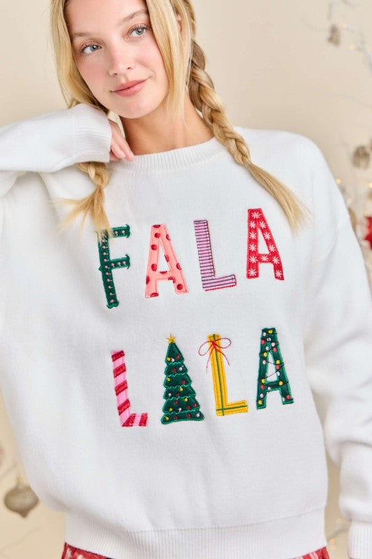 Fala Lala Christmas Knit Sweater