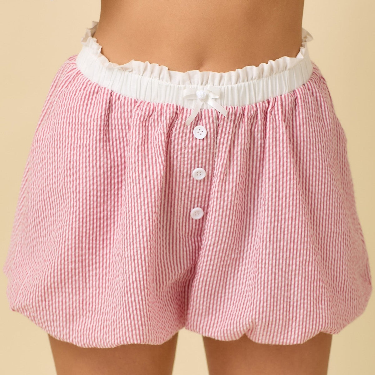 Bubble Hem Boxer Shorts