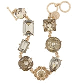 Rhinestone Linked Bracelet - Debs on 5th