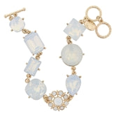 Rhinestone Linked Bracelet - Debs on 5th