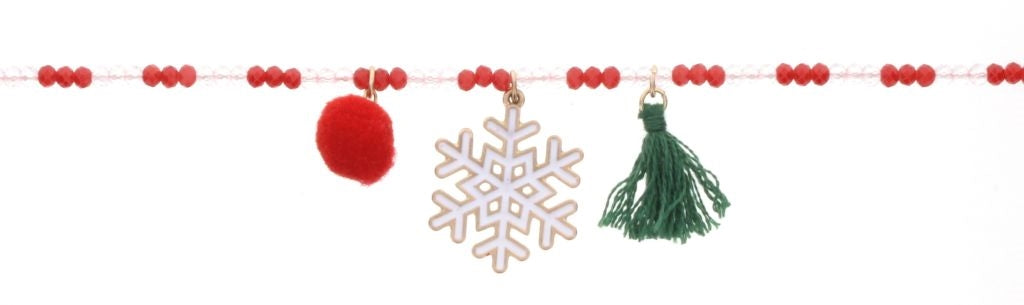 14" Beaded Necklace with Charm by Jane Marie - Debs on 5th