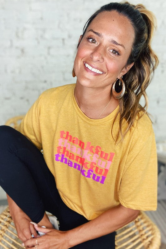 Thankful x4 Tee Shirt - Debs on 5th