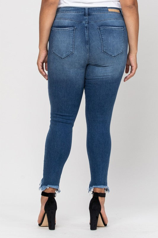 Misses Mid Rise Crop Skinny w/ Fray Hem - Debs on 5th