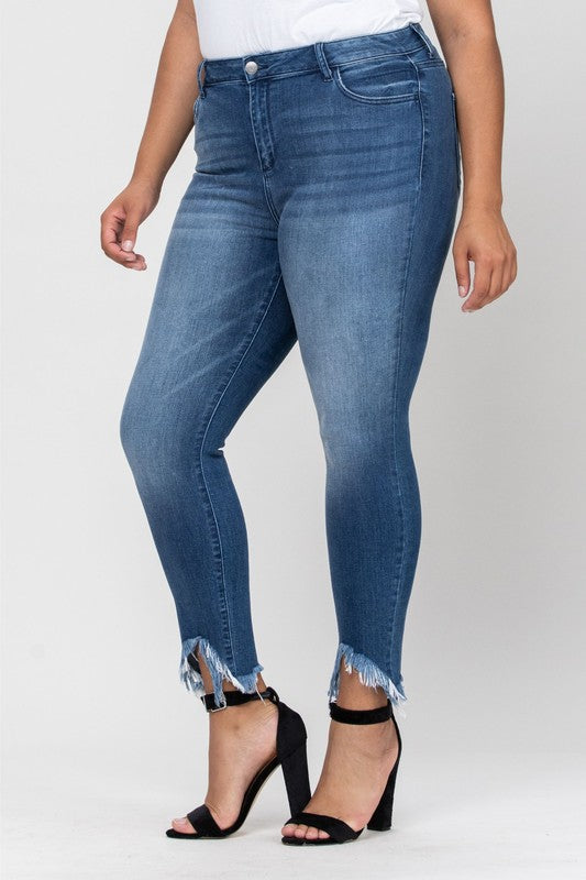 Misses Mid Rise Crop Skinny w/ Fray Hem - Debs on 5th