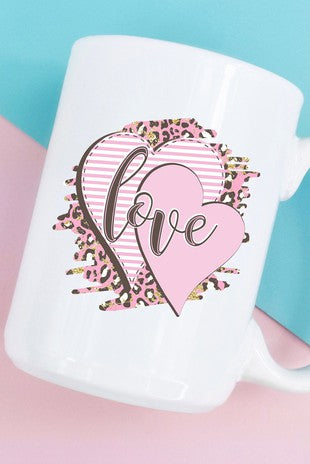 Love Hearts Coffee Mug Cup - Debs on 5th