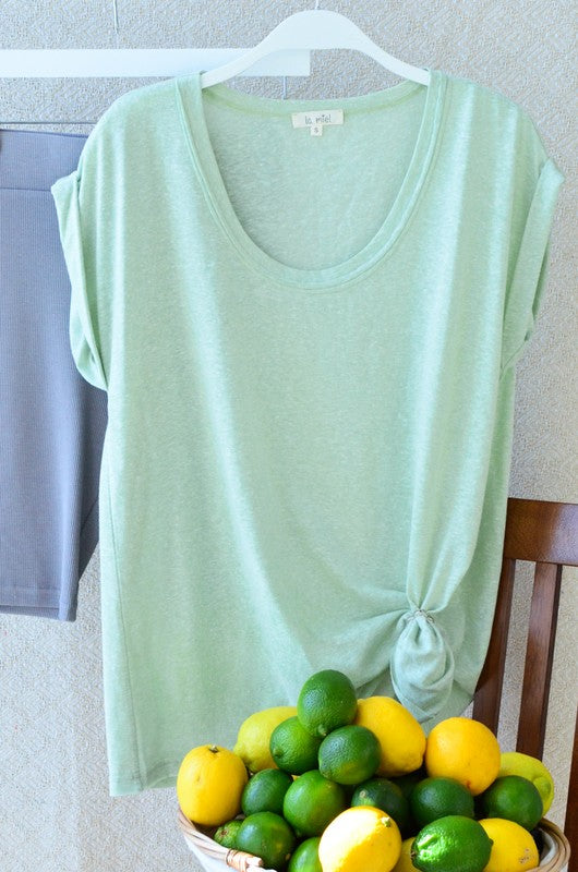 Basic Round Neck Tee - Debs on 5th