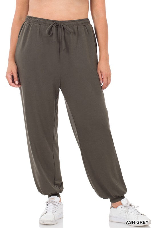 Soft French Terry Jogger Pants - Debs on 5th