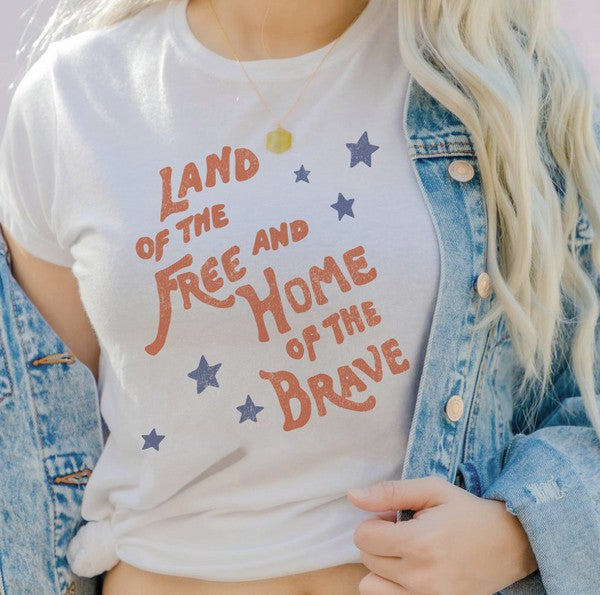 Home of the Free Graphic T-Shirt - Debs on 5th