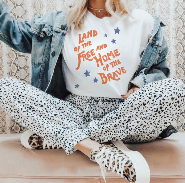 Home of the Free Graphic T-Shirt - Debs on 5th