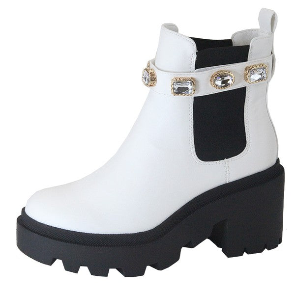 Follow Me Rhinestone Bootie - Debs on 5th