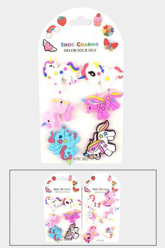 Unicorn Shoes Deco Charms - Debs on 5th