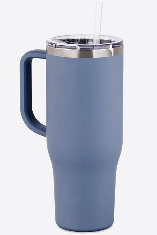 Stainless Steel Tumbler with Handle - Debs on 5th