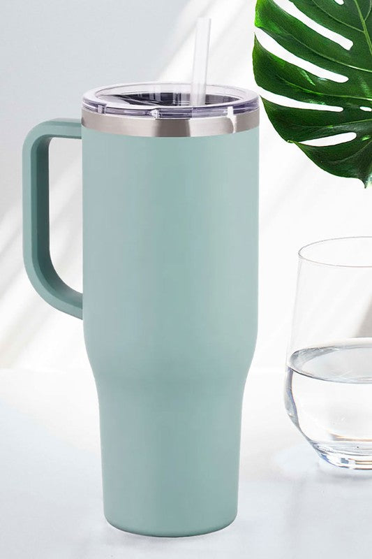 Stainless Steel Tumbler with Handle - Debs on 5th
