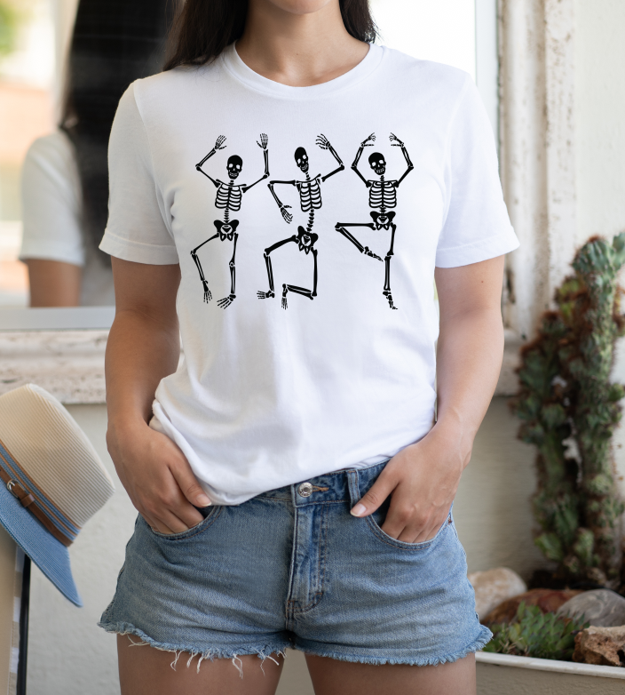 Dancing Skeletons Graphic Tee - Debs on 5th