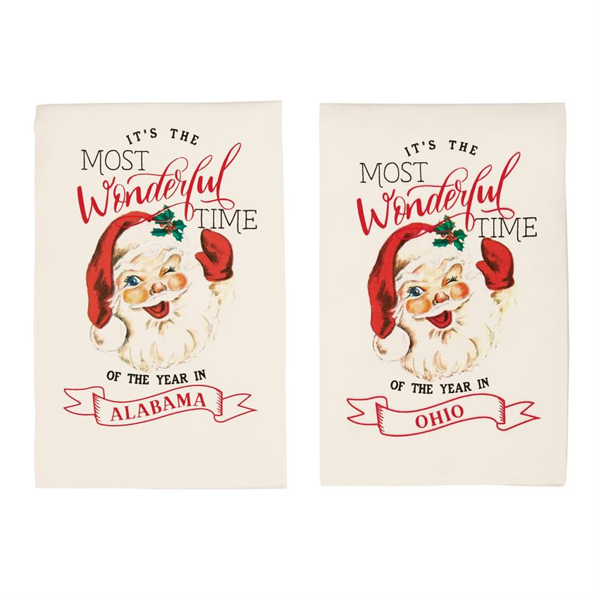 Alabama State Christmas Towel - Debs on 5th