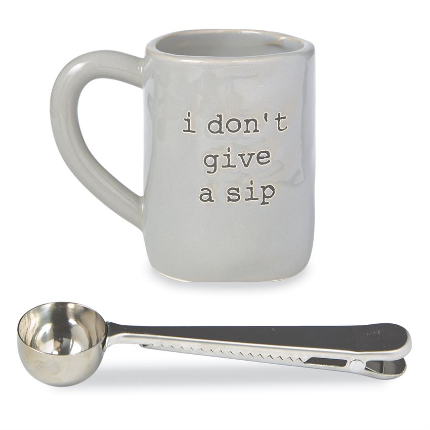 Bistro Coffee Mugs w/Spoon - Debs on 5th