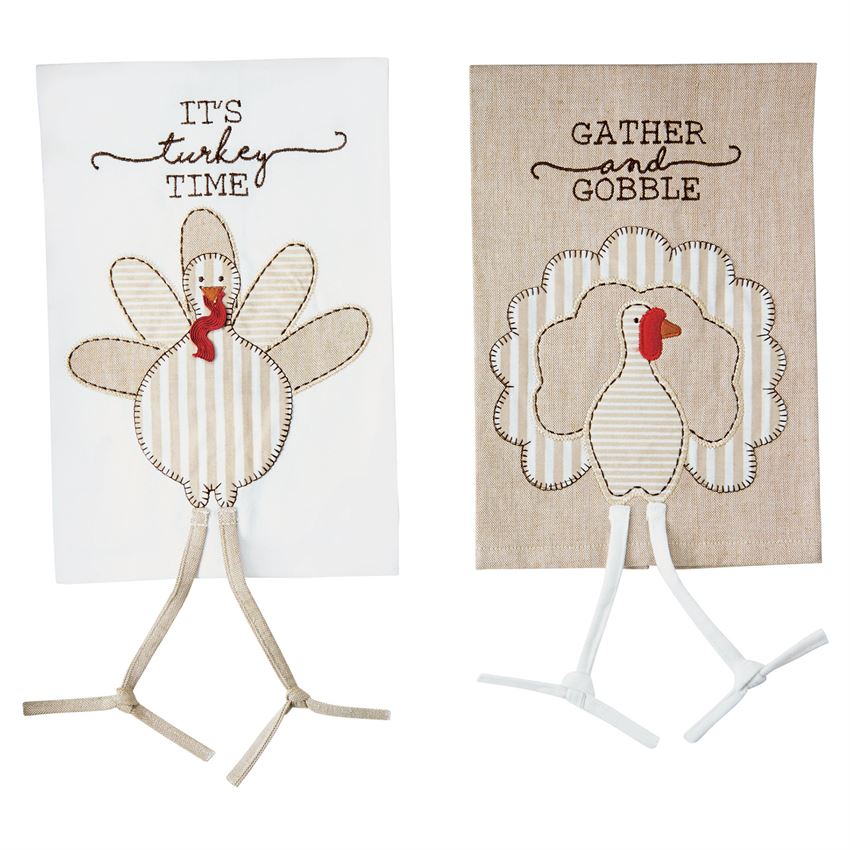 Striped Dangle Leg Turkey Towel - Debs on 5th