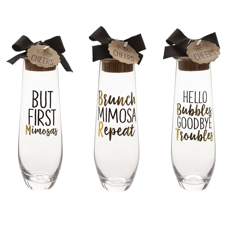 Stemless Glass with Sentiments - Debs on 5th