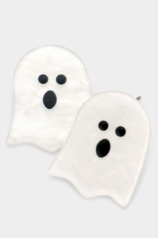 Resin Ghost Stud Earrings - Debs on 5th