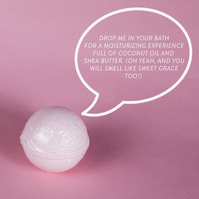 Sweet Grace Bath Bomb - Debs on 5th