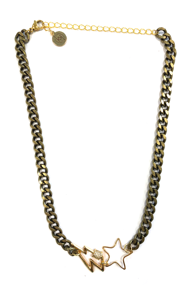 Ryland Star/Bolt Necklace - Debs on 5th