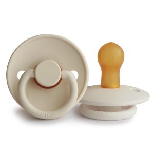 FRIGG Classic Natural Rubber Pacifier Size 0/6 Months - Debs on 5th