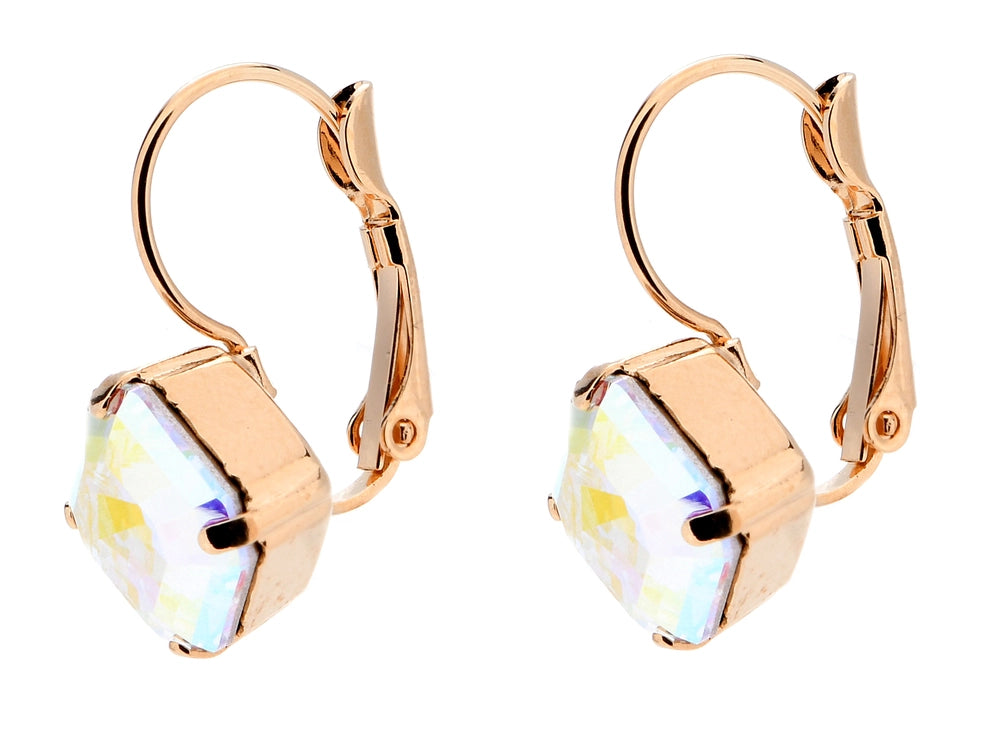 Asscher 10mm Dangle Earrings - Debs on 5th