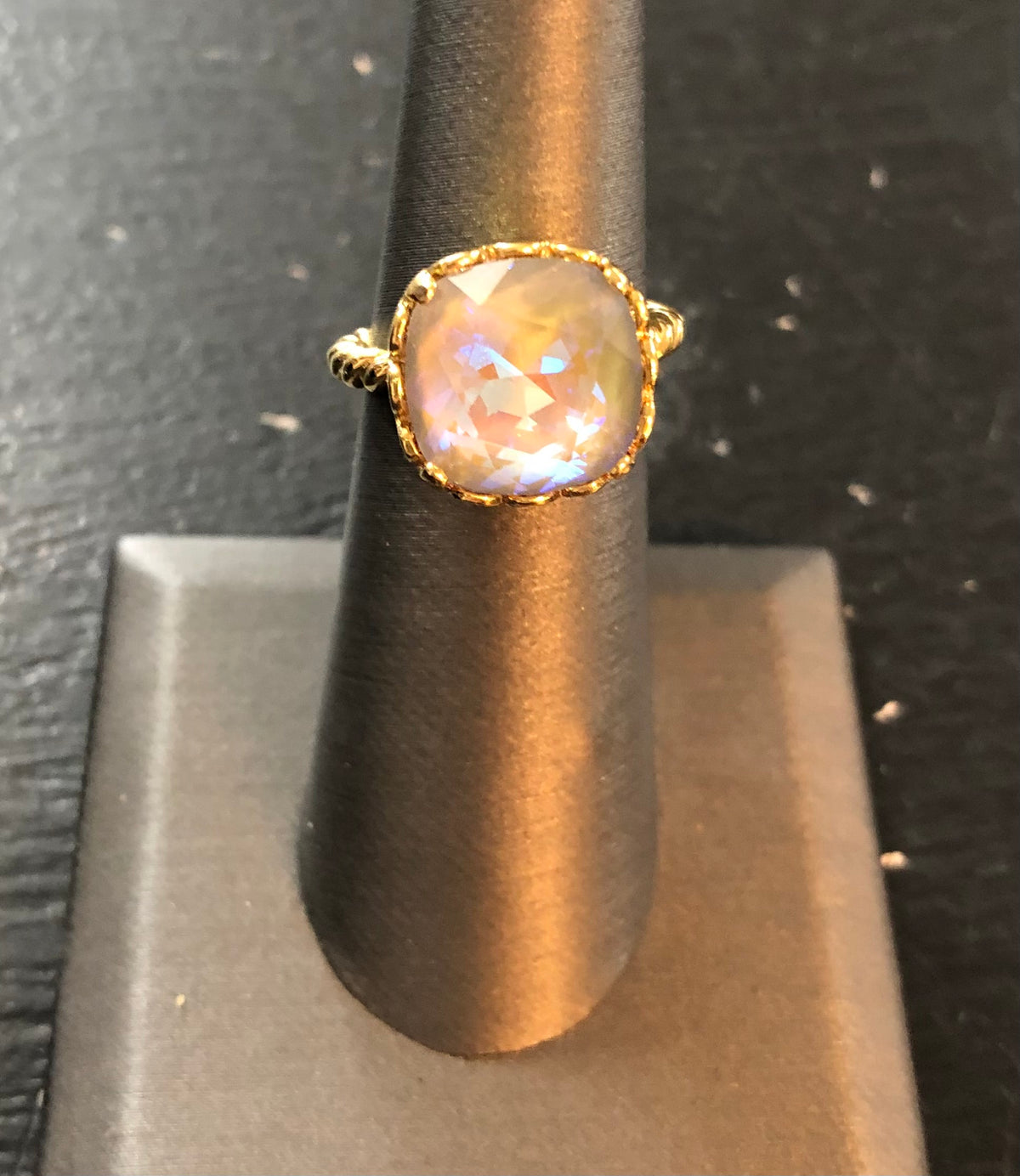 Size 5 Victoria Lynn Rope Ring Yellow Gold - Debs on 5th