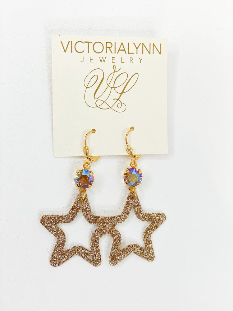 Glimmer Star Earring by Victoria Lynn - Debs on 5th