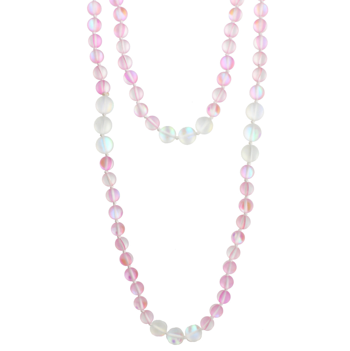 60" Hand Knotted Opalized Necklace - Debs Boutique  LLC